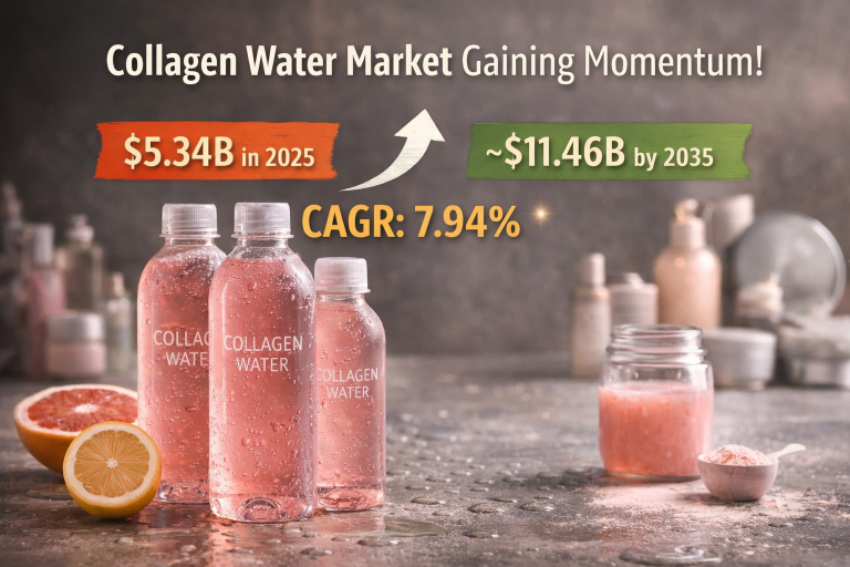 Collagen Water Market Size, Opportunities & Regional Outlook