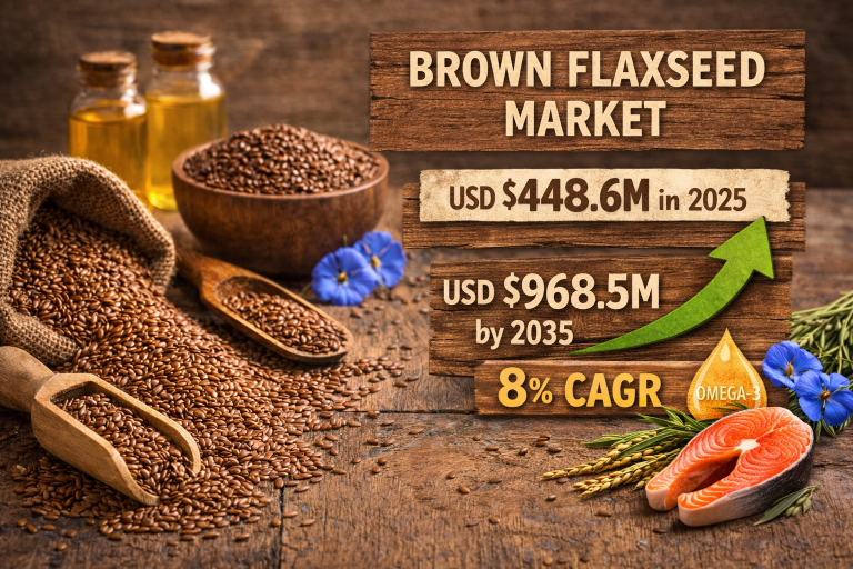 Brown Flaxseed Market Size, Growth and Regional Analysis 2025 to 2035